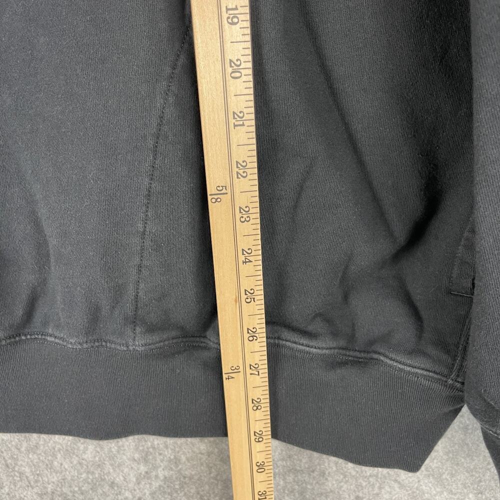 Vintage J Crew Sportswear Sweatshirt Mens XXL Black 1/4 Zip Heavyweight Pullover - Picture 9 of 13